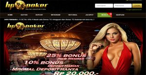 HPPoker Bonus Deposit Member Baru 25%