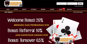 GerobakPoker.me Freebet Rp 10.000 Verifikasi Deposit