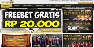 TOPBet88.com – Freebet Gratis Rp 20.000 Tanpa Deposit