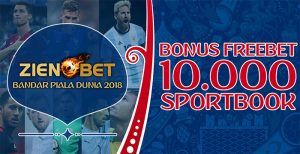 ZienBet Freebet Gratis Rp 10.000