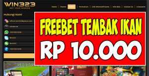 W323Bet Freebet Tembak Ikan Rp 10.000