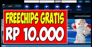 AlienPoker88 Freechips Gratis Rp 10.000