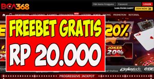 BCA368.com Freebet Gratis Rp 20.000