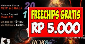 HokPoker.Info Freechips Gratis Rp 5.000