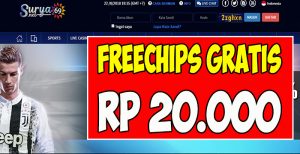 Surya69.net Freebet Gratis Rp 20.000