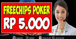 AsiaPoker303.net Freechips Poker Rp 5.000 Setiap Selasa