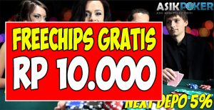 AsikPoker.us Freechips Gratis Rp 10.000