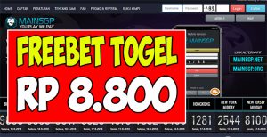 MainSGP.com Freebet Togel Rp 8.800