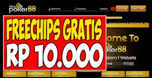 HokiPoker88.com Freechips Gratis Rp 10.000