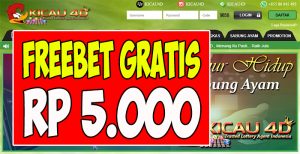 Kicau4D.com Freebet Gratis Rp 5.000 Tanpa Deposit