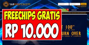 168WBPoker.info Freechips Gratis Rp 10.000 Untuk All Member