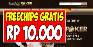 BantenPoker.com Freechips Gratis Rp 10.000