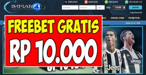 Impian4D.org Freebet Gratis Rp 10.000 Tanpa Deposit