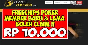 BolaPlanet.net Freechips Gratis Rp 10.000 Tanpa Deposit