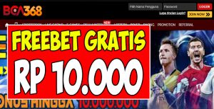 BCA368.net Freebet Gratis Rp 10.000 Tanpa Deposit