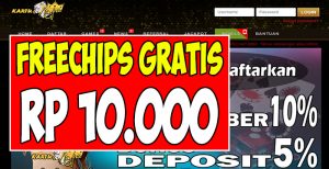 KartuRaja.biz Freechips Gratis Rp 10.000