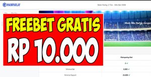 MainParlay.net Freebet Gratis Rp 10.000