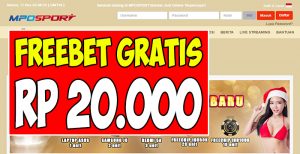 MPOSports.net Freebet Gratis Rp 20.000