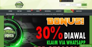 SembakoPoker – Bonus Deposit 30% Member Baru