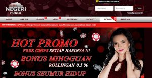 NegeriPoker – Bonus Deposit 20% Member Baru