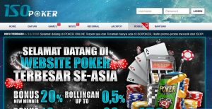 ISOPOKER – Bonus Deposit 20% Member Baru