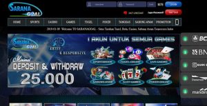 SaranaGoal – Bonus Deposit 100% NEW MEMBER Khusus Slot Games