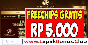 MainPasaran.com Freebet Gratis Rp 5.000