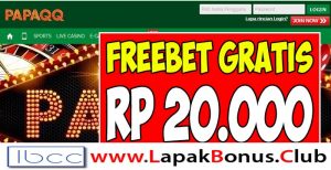 PapaQQ99 Freebet Gratis Rp 20.000