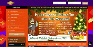 RADENTOTO – Bonus Deposit 10% Member Baru