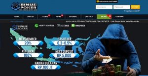 BinusPoker – Bonus Deposit 20% Member Baru