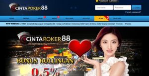 Cintapoker88 – Bonus Deposit 20% Member Baru