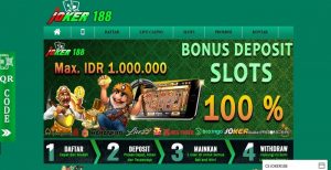 JOKER188 – Bonus Deposit 100% Slot Game Member Baru