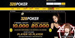 328POKER – Bonus Deposit 20% Member Baru