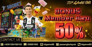 IDGame88.com – Bonus Deposit Member Baru 50%