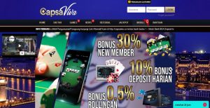 CAPSAVIVA – Bonus Deposit 30% Member Baru