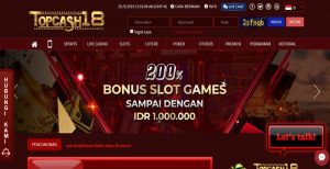 Topcash18 – Extra Bonus Deposit 200% Slot Games Member Baru