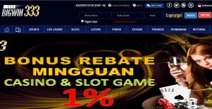 BigWin333.net – Situs Judi Online Aman Dan Terpercaya, TEREKOMENDASI!