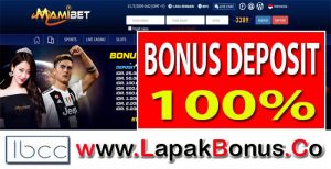 MAMIBET – Bonus Deposit 100% Slots Game Buat Member Baru