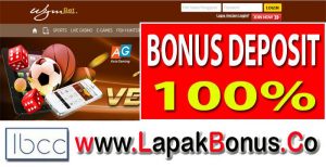 WYMBET – Bonus Deposit 100%  Slots Game Buat Member Baru