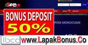 IMOPOKER – Bonus Deposit 50% Buat Member Baru