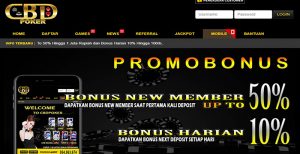 CBDPoker – Situs Poker Terpercaya IDNPLay Bonus Deposit Hingga 50%