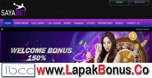 SAYABET – Bonus Deposit 150% SLOTS GAME Buat Member Baru