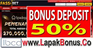 FASSBET – Bonus Deposit 50% Sportsbook Buat Member Baru