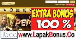 Genting338 – Extra Bonus Deposit 100% Slots Game Buat Member Baru