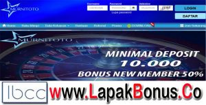 MurniToto – Bonus Deposit 50% Buat Member Baru