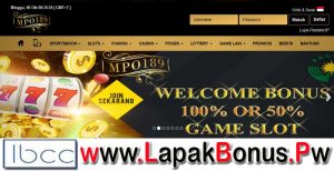 MPO189 – Bonus Deposit 100% Slots Game Buat Member Baru