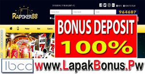 Raipoker88 – Bonus Deposit 100% 1GPoker Buat Member Baru