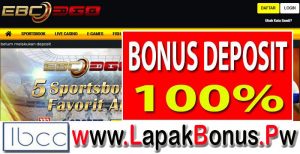 EBC368 – Bonus Deposit 100% SLOTS GAME Buat Member Baru