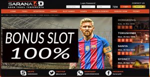 Sarana4D – Situs Judi Slot Terpercaya BONUS DEPOSIT 100%