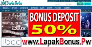 DAFUBOLA – Bonus Deposit 50% Sportsbook Buat Member Baru